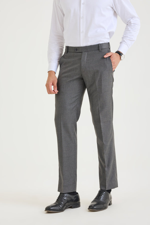 Dark Grey Classic Slim Fit Trouser