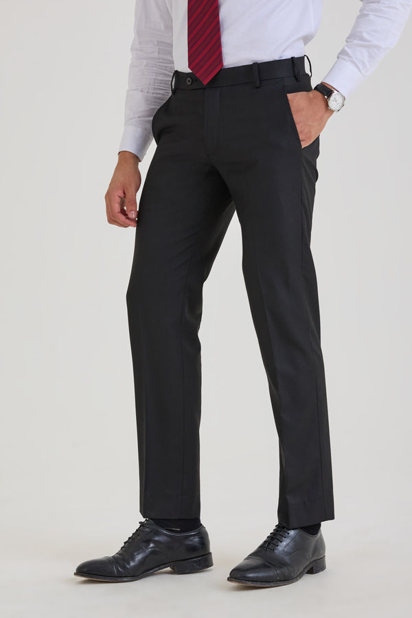 Black Classic Slim Fit Trouser