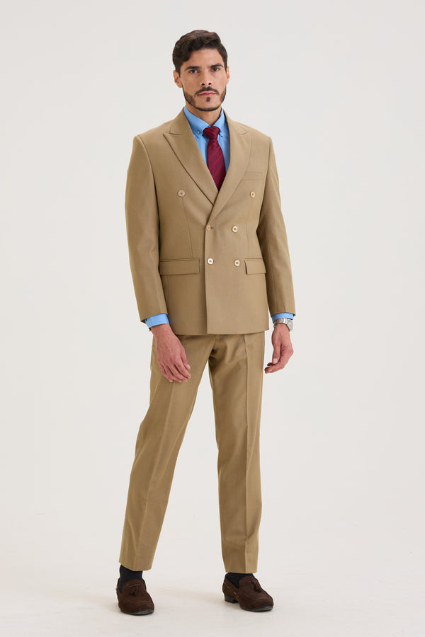 Tan Brown Suit Set