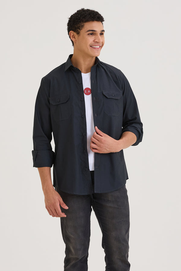 Black Casual Style Shirt
