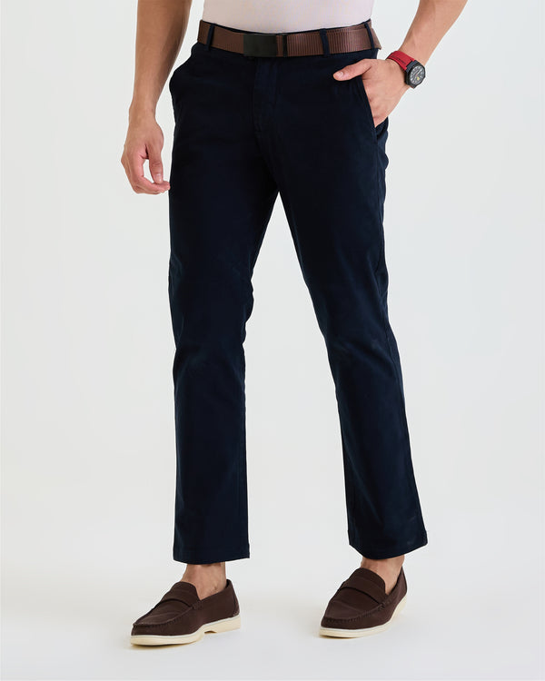 Navy Blue Chinos Tapered Pant