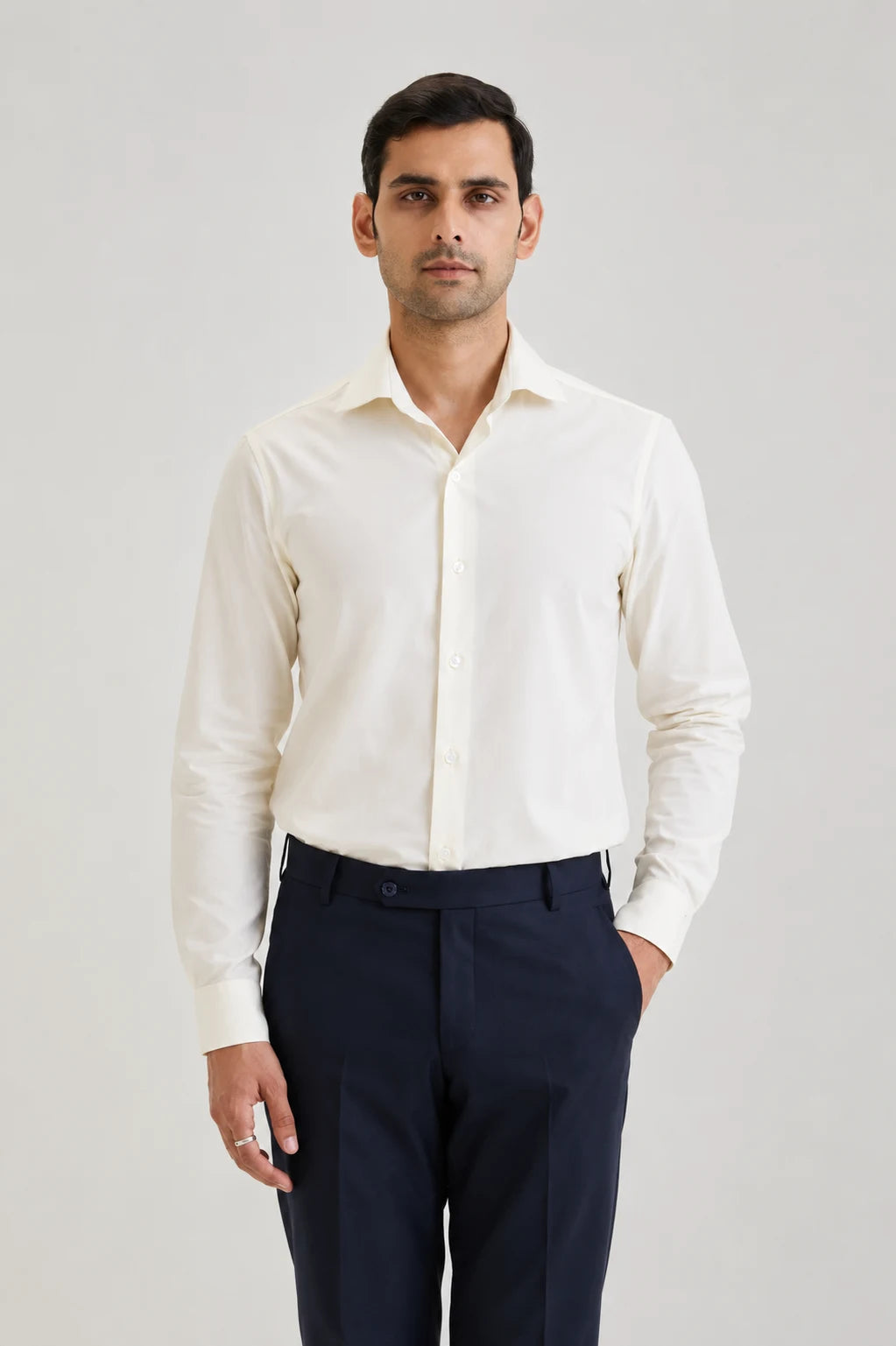 White Poplin Shirt