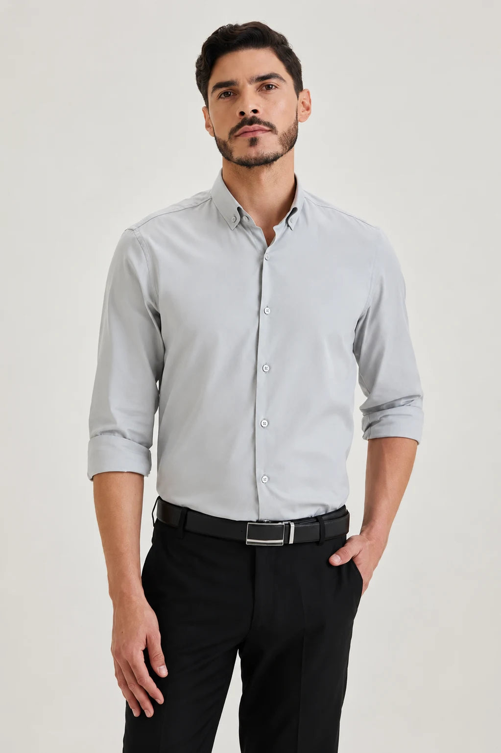 Light Grey Oxford Shirt