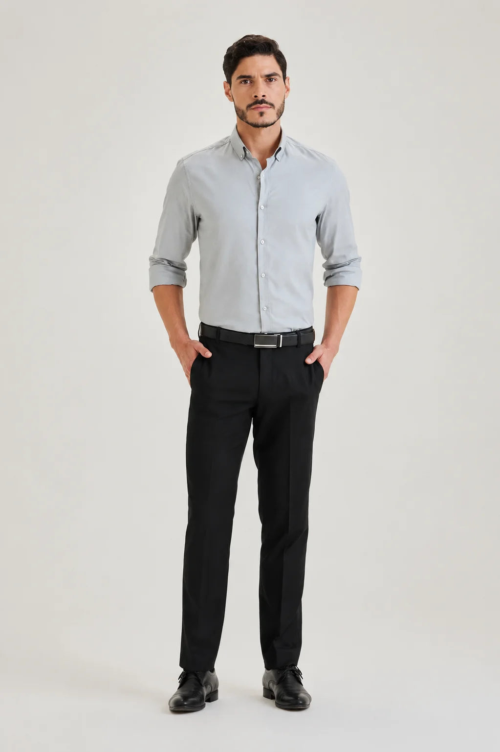 Light Grey Oxford Shirt