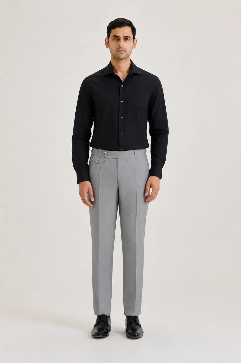 Black Poplin Shirt