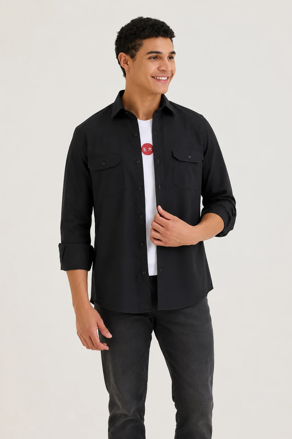 Black Casual Style Shirt