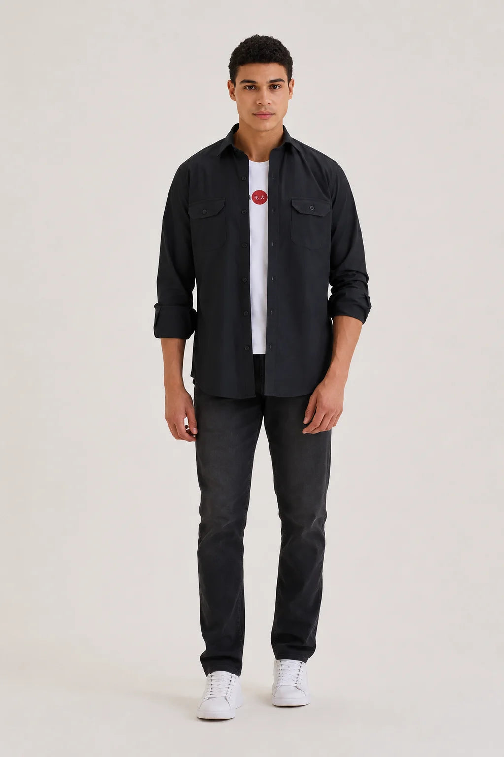 Black Casual Style Shirt