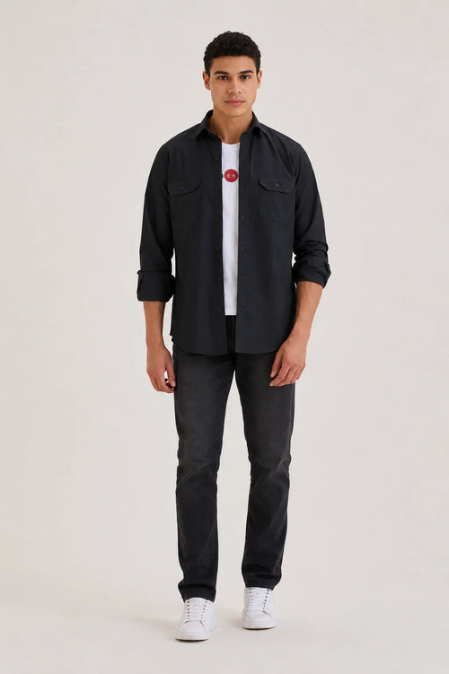 Black Casual Style Shirt