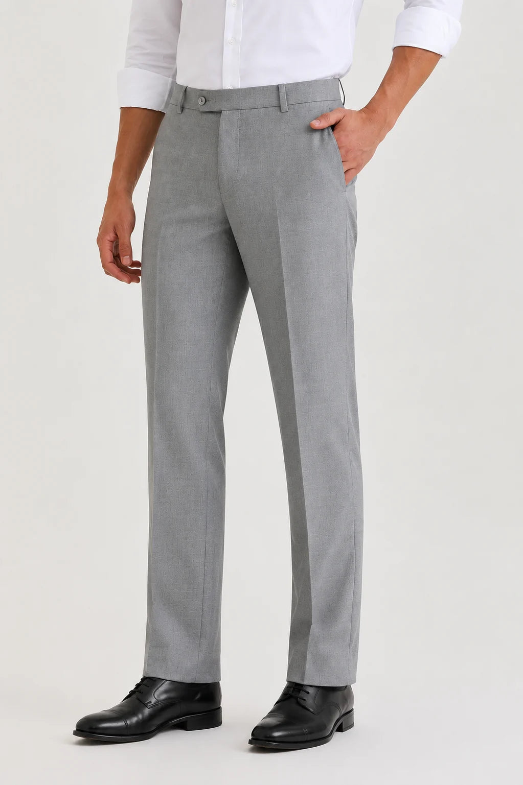 Light Grey Classic Slim Fit Trouser