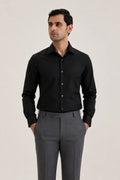 Black Signature Twill Shirt