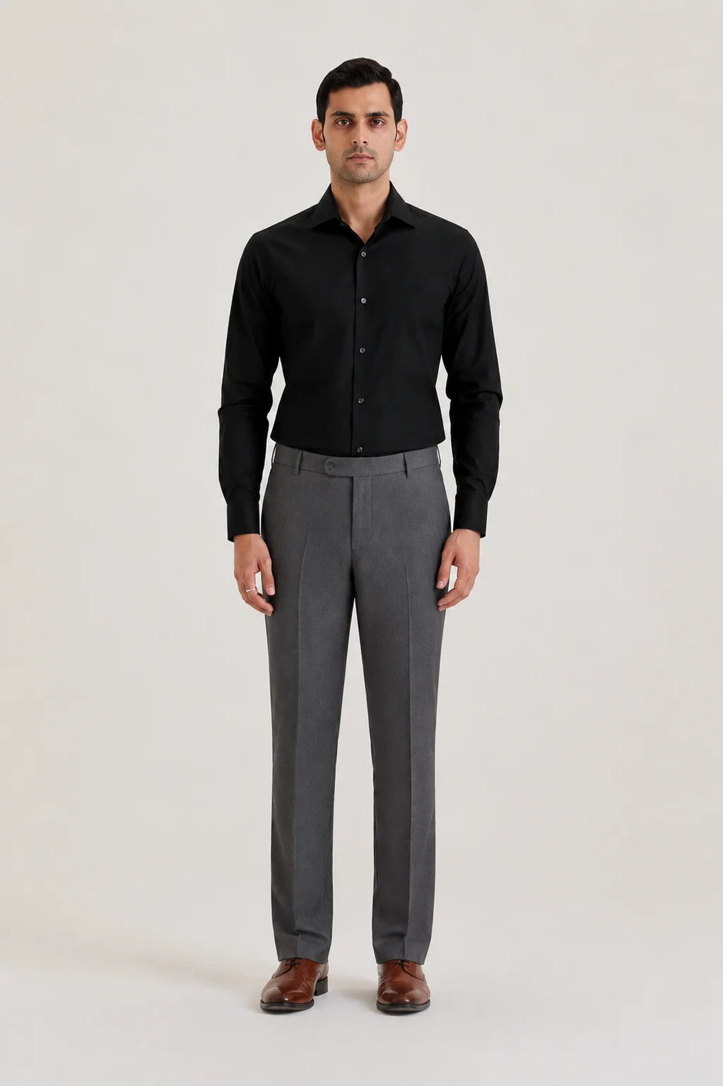 Black Signature Twill Shirt
