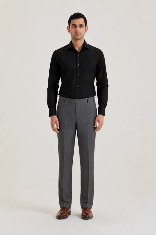 Black Signature Twill Shirt