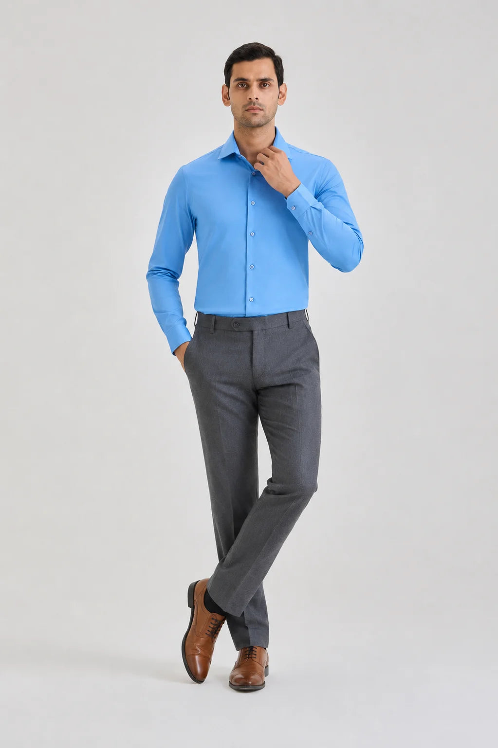 Sky Blue  Signature Twill Shirt