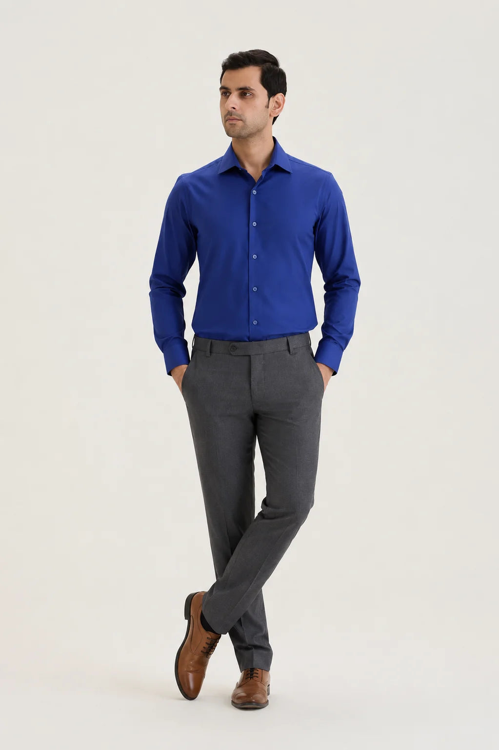 Navy Signature Twill Shirt