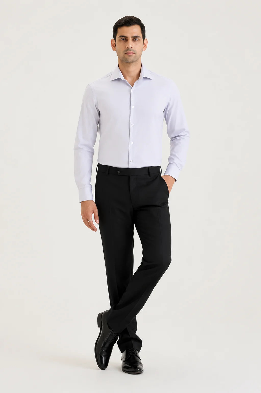 Ligh Grey  Signature Twill Shirt