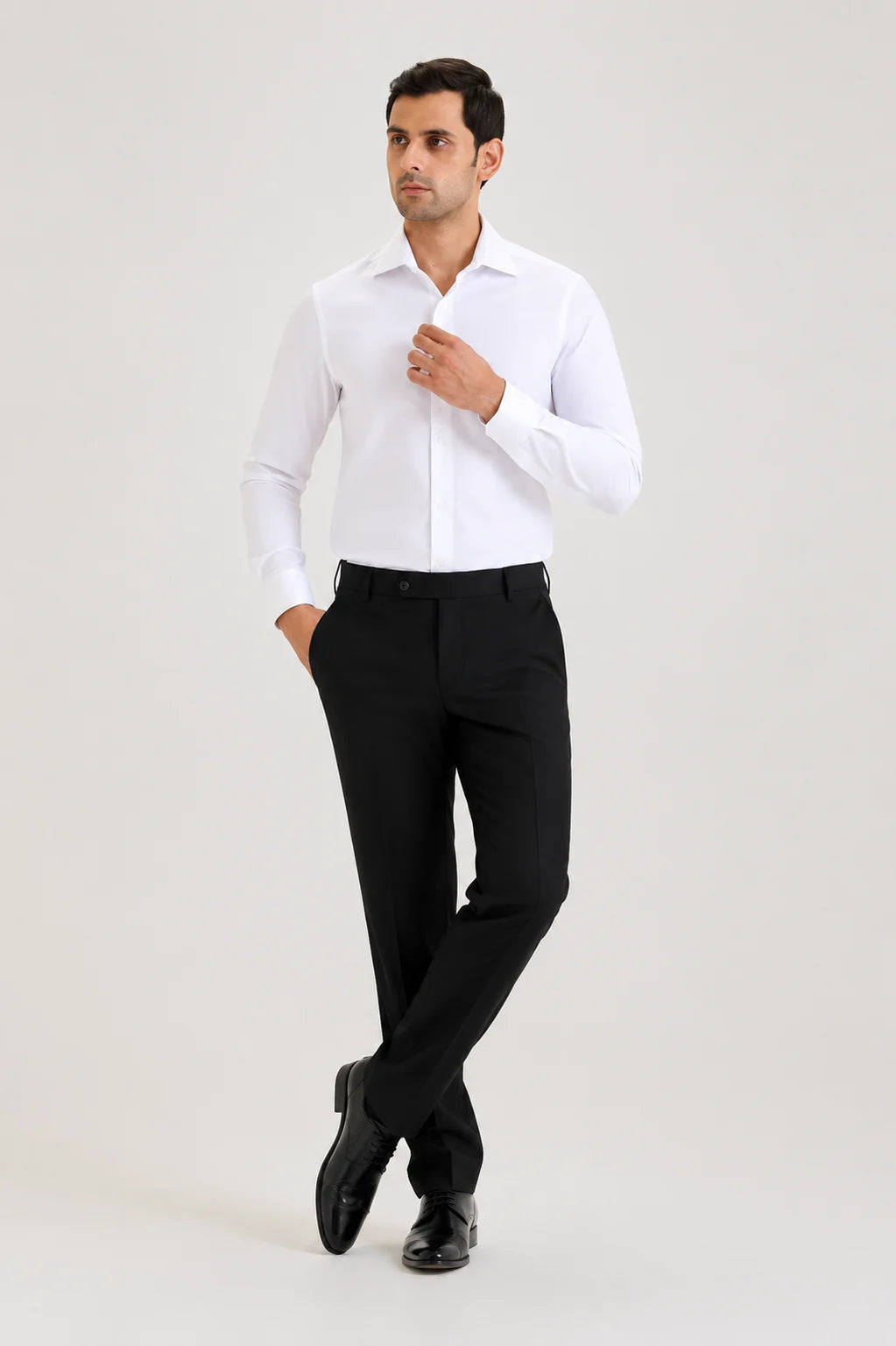 White Signature Twill Shirt
