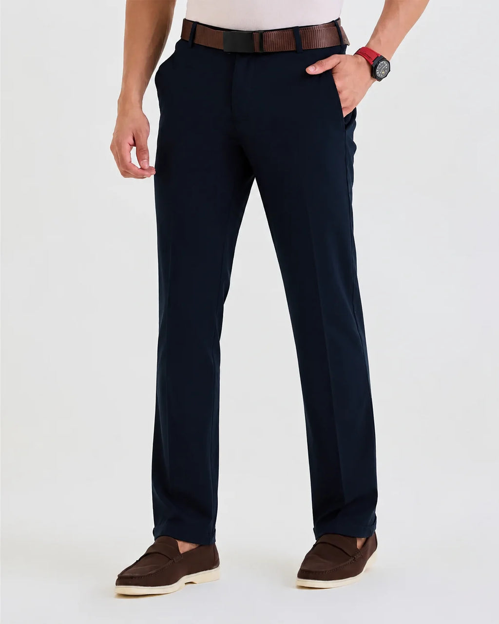 Navy Blue Tapered Pant