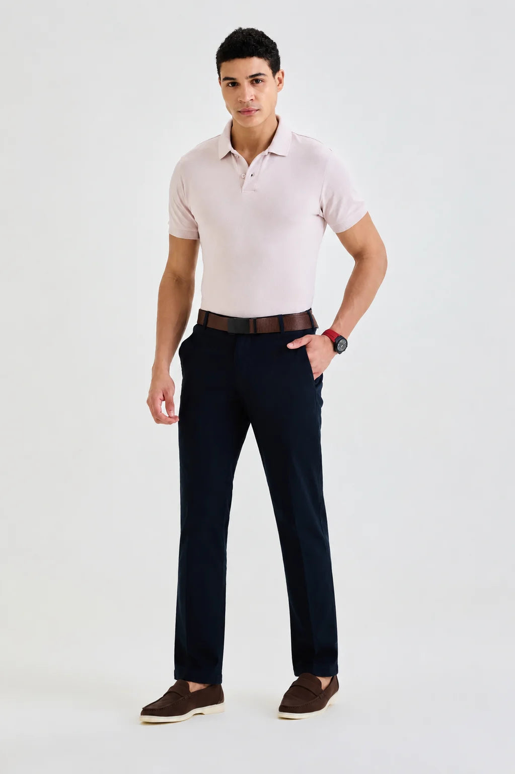 Navy Blue Tapered Pant