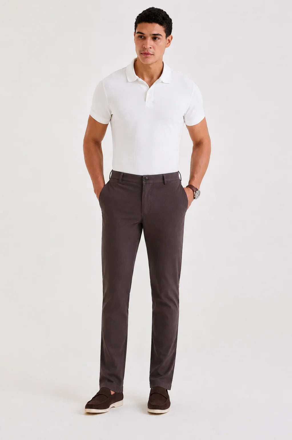 Light Grey Tapered Pant