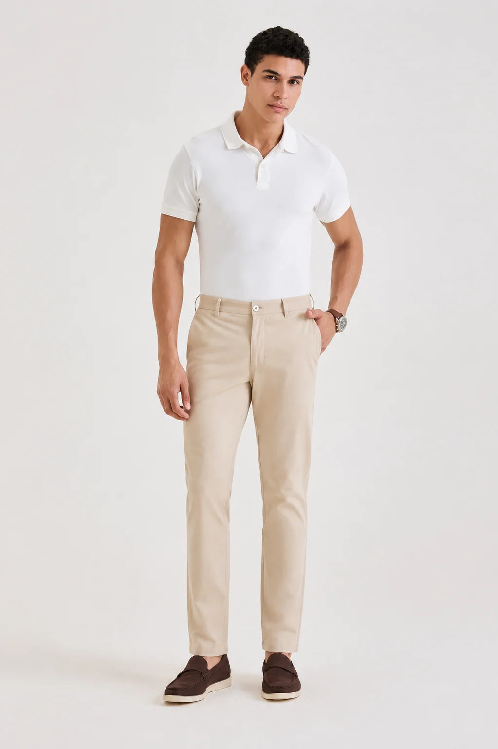 Off White Tapered Pant