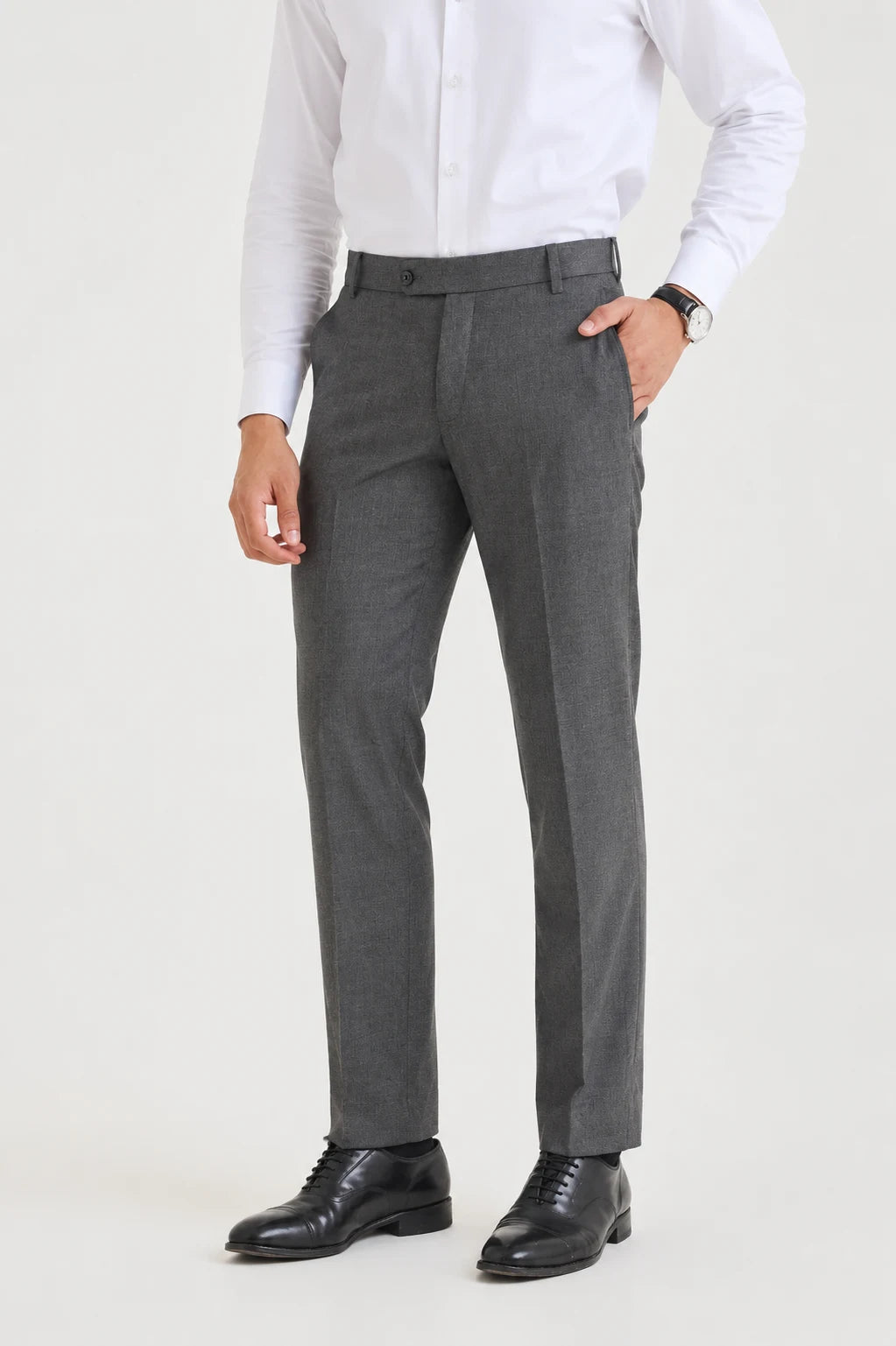 Dark Grey Classic Slim Fit Trouser