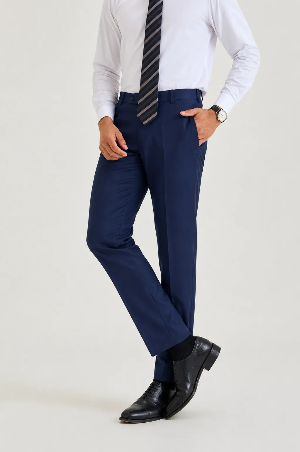 Royal Blue Classic Slim Fit Trouser