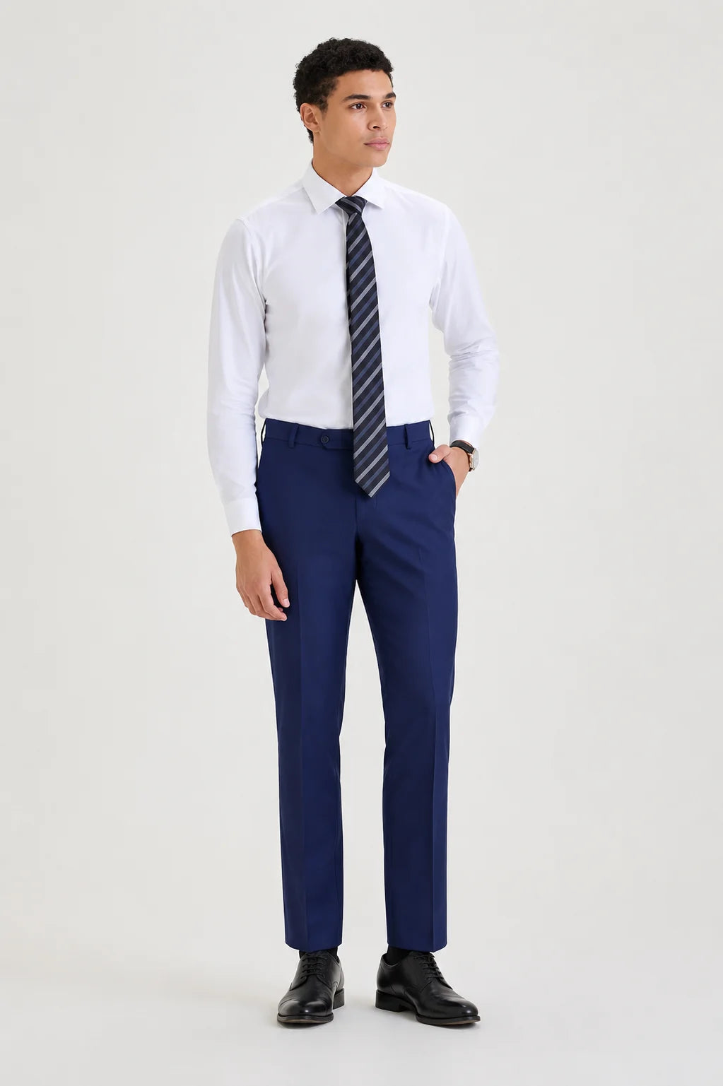 Royal Blue Classic Slim Fit Trouser