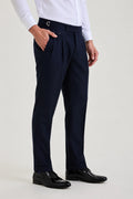 Navy Italian Fit Trouser