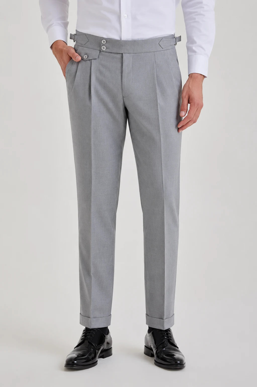 Light Grey Italian Fit Trouser