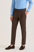 Brown Italian Fit Trouser