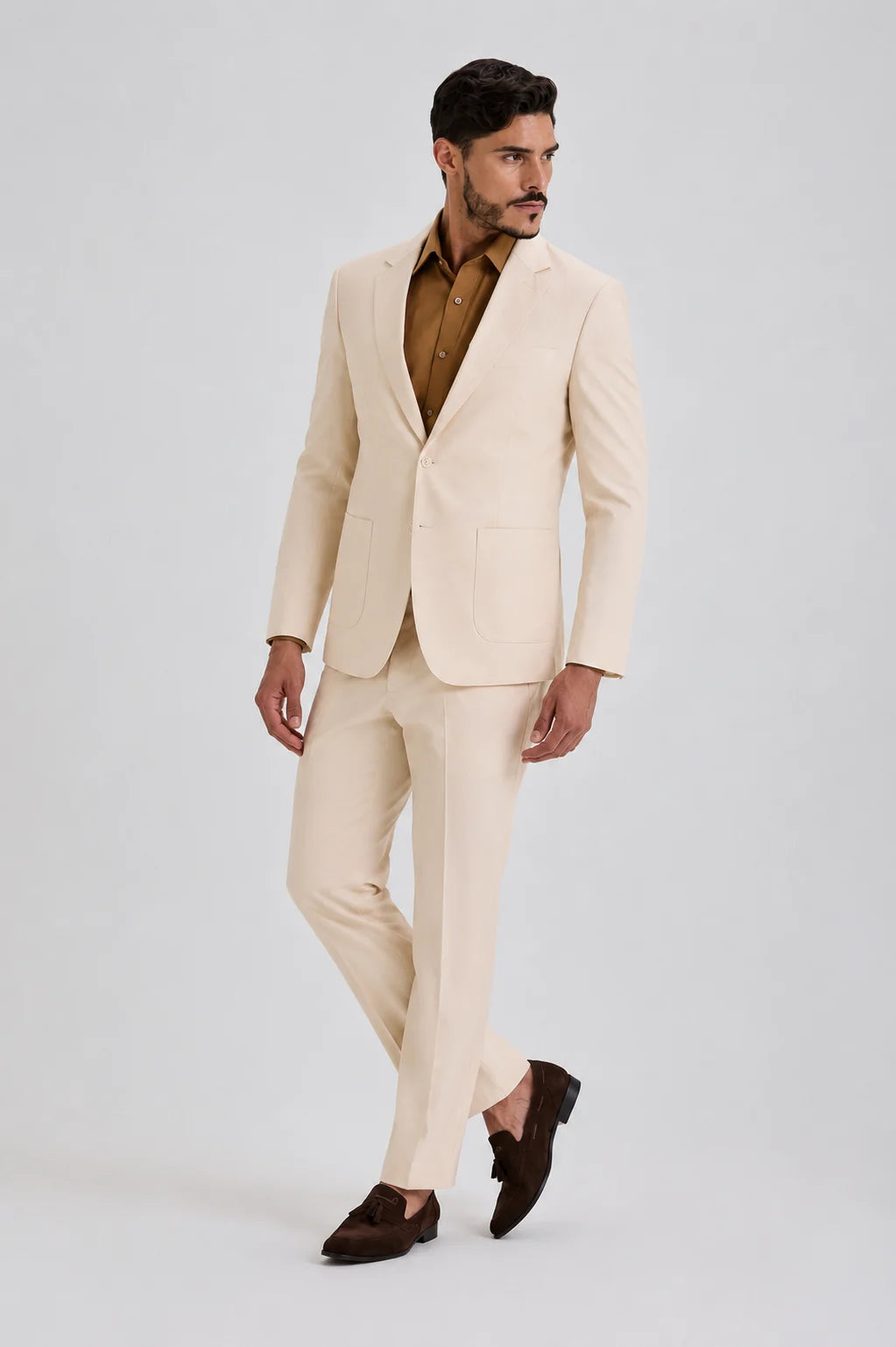 Off White Semi-Formal Blazer Linen