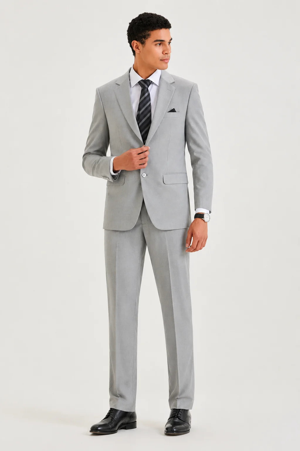 Light Grey Formal Suit Set