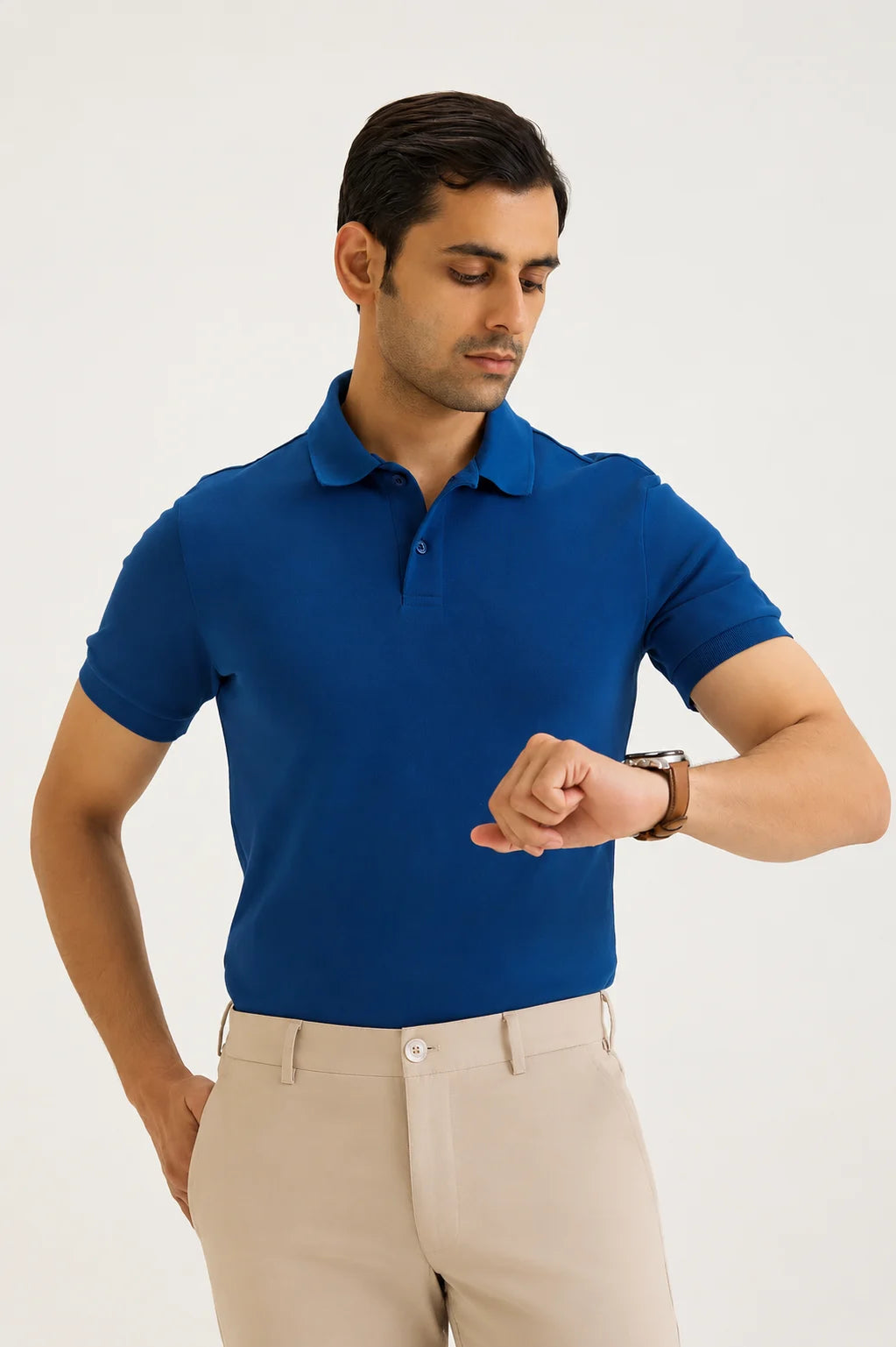 Navy Classic Polo T-Shirt
