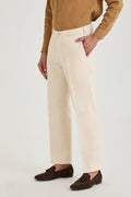 Off White Releax Fit Trouser Linen