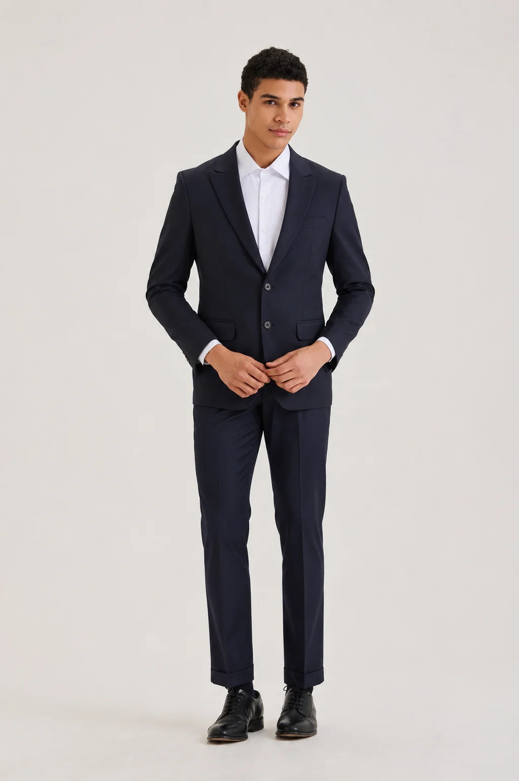 Glen Check Blazer Navy