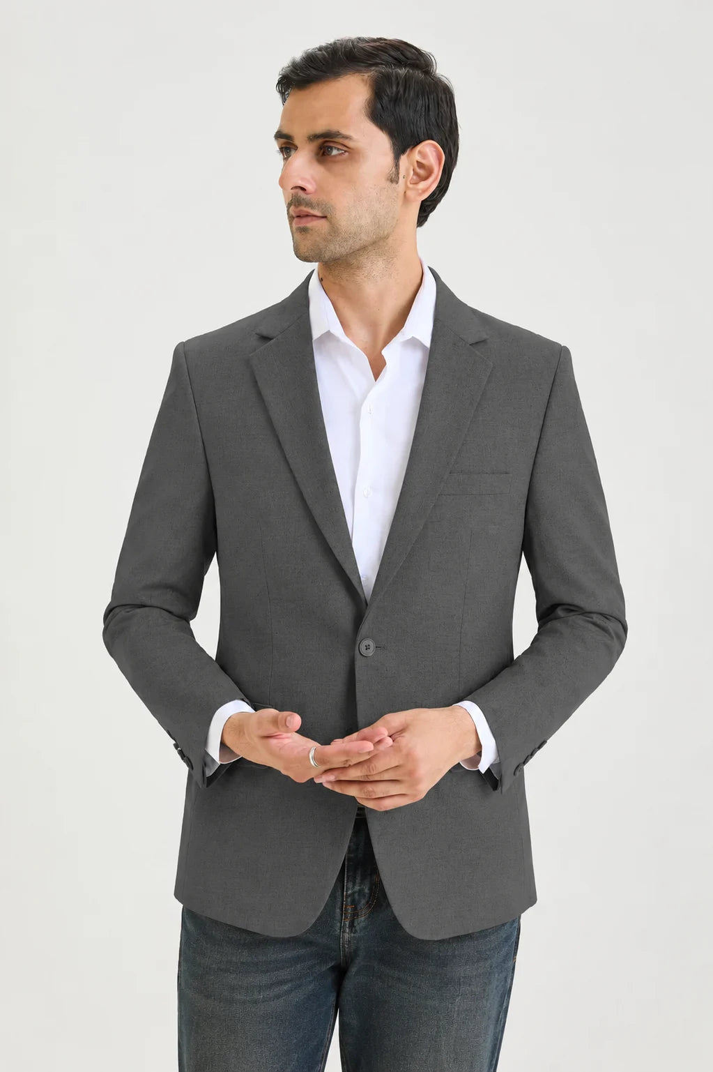 Dark Grey Semi-Formal Blazer