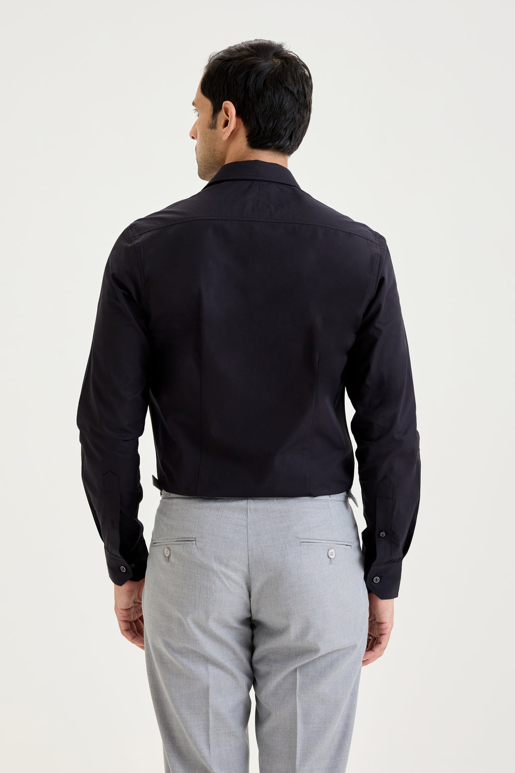 Black Poplin Shirt